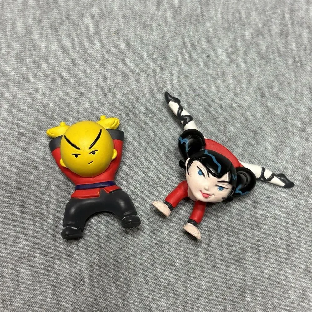 Xiaolin Showdown Omi &‎ Kimiko Figure Set 2005 Warner Bros Cartoon Network